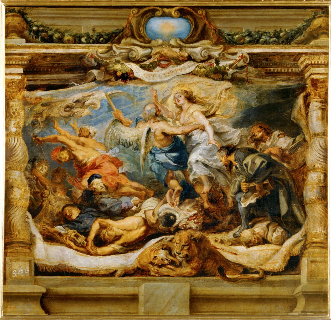Triumf katolickiej prawdy (obraz na płótnie) autorstwa Peter Paul Rubens
