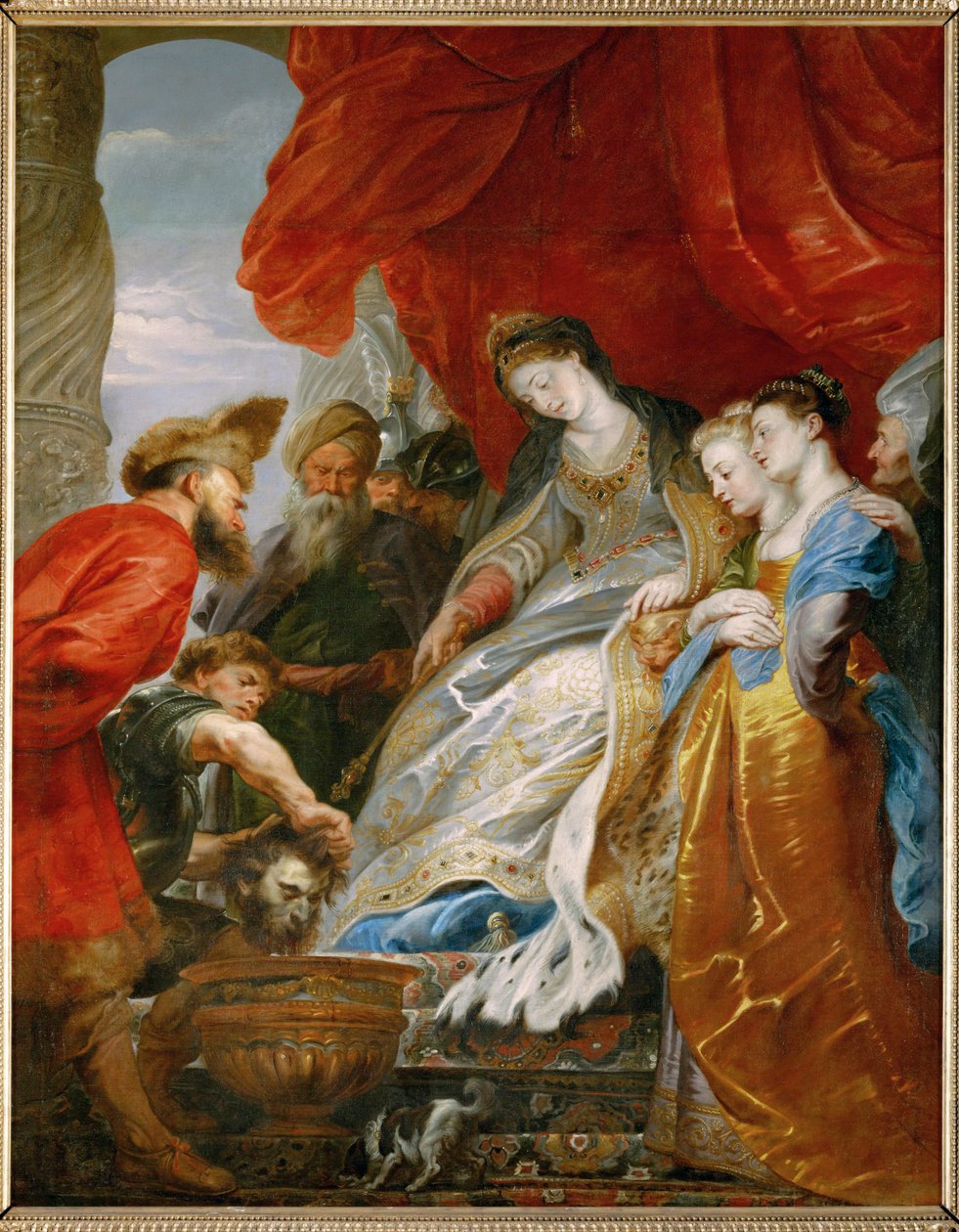Thomiris, królowa scytów (obraz na płótnie) autorstwa Peter Paul Rubens