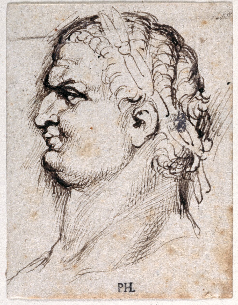 Tytus, z dziesięciu rysunków ośmiu z pierwszych dwunastu Cezarów, według medali Giovanniego da Cavino (pióro i atrament na papierze) autorstwa Peter Paul Rubens