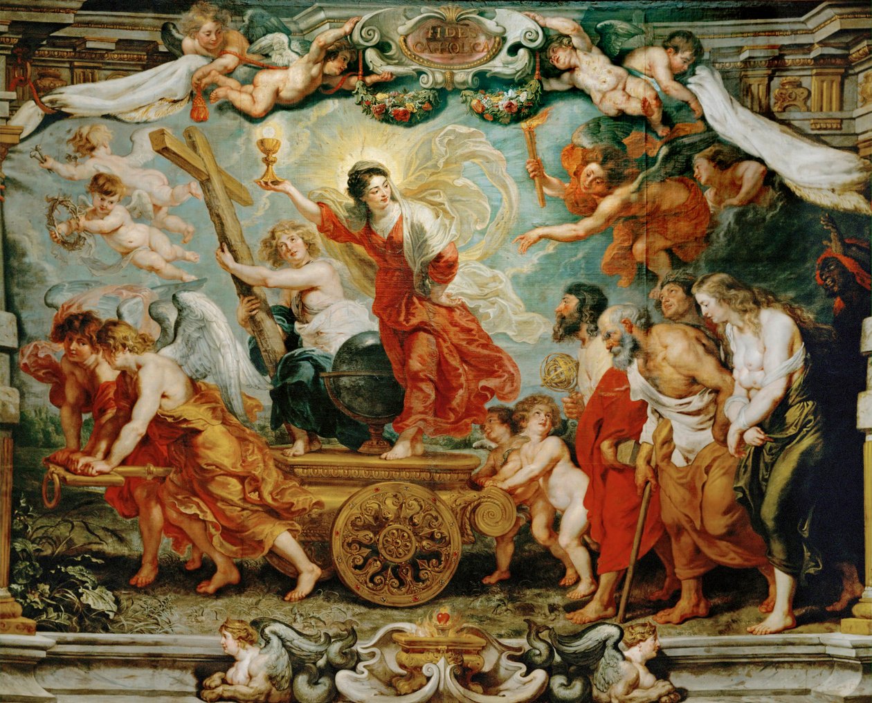 Triumf wiary autorstwa Peter Paul Rubens