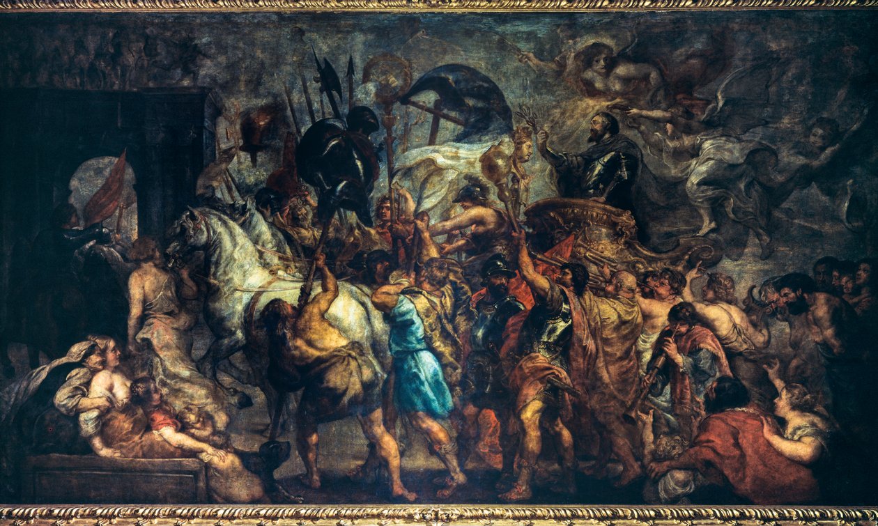 Triumfalny wjazd Henryka IV w Paryżu (22 marca autorstwa Peter Paul Rubens