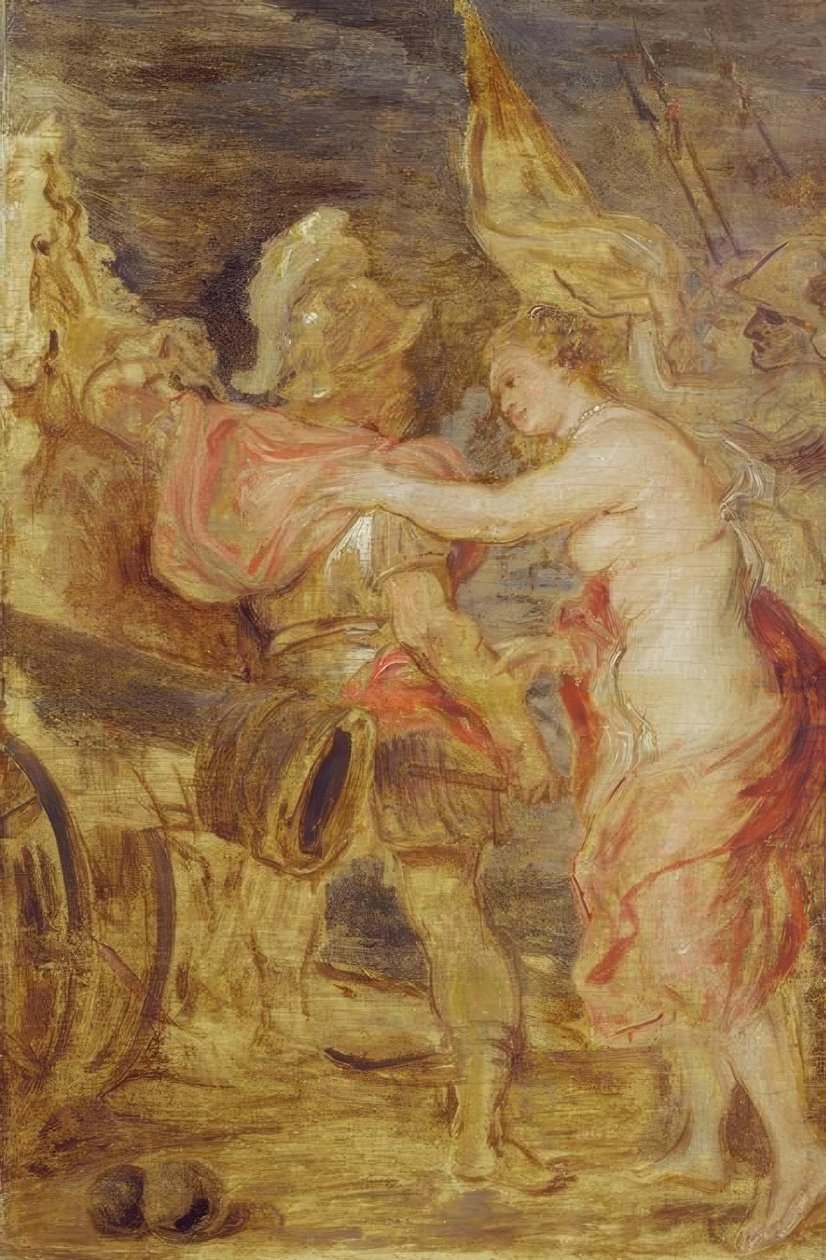 Wenus towarzyszy Marsowi na wojnie autorstwa Peter Paul Rubens