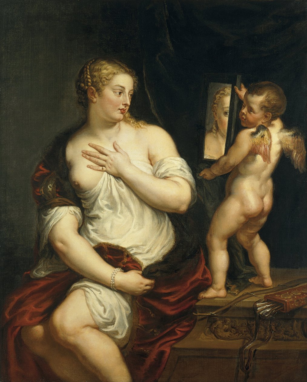 Wenus i Kupidyn, ok. 1610 autorstwa Peter Paul Rubens