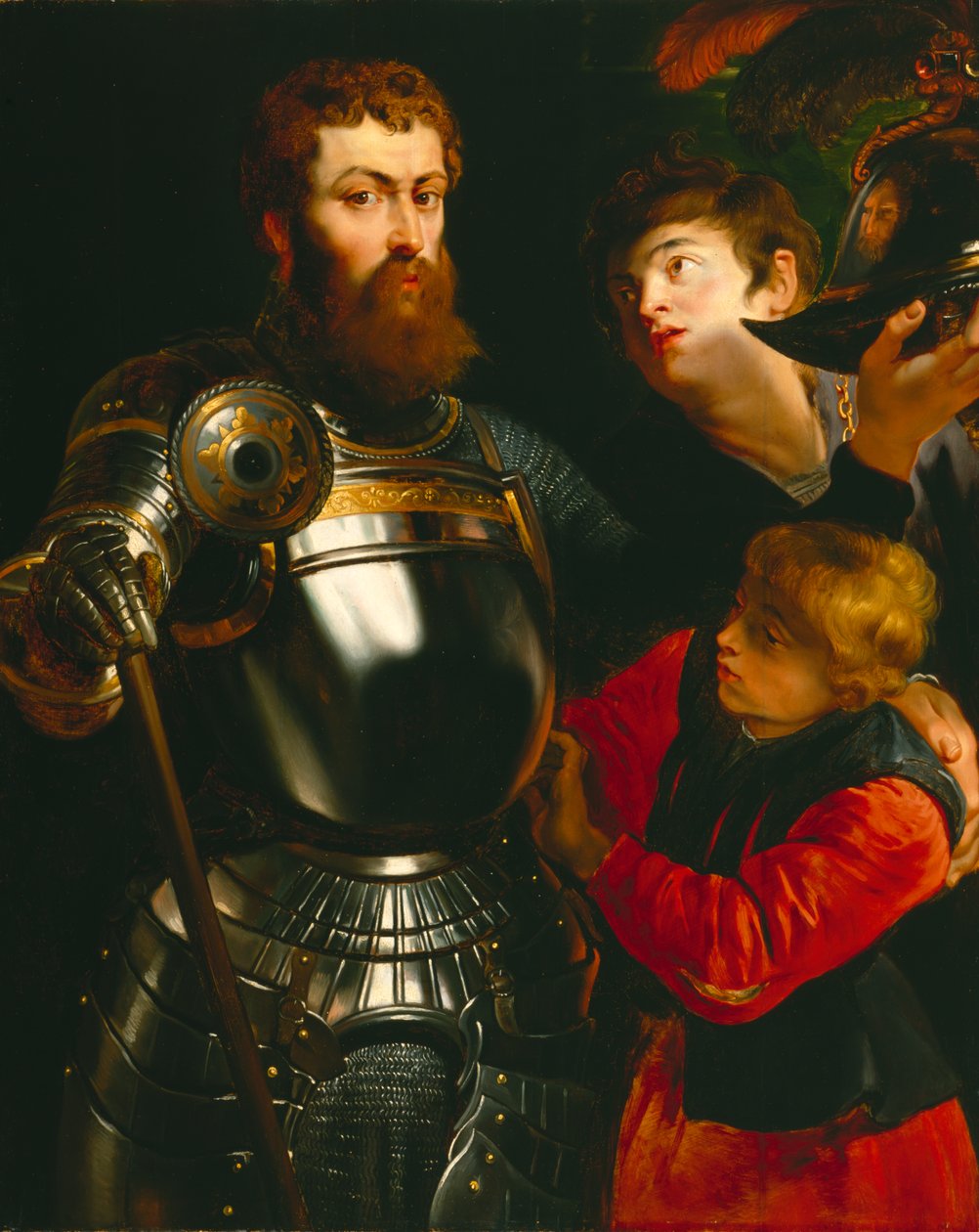Wojownik (olej na płótnie) autorstwa Peter Paul Rubens