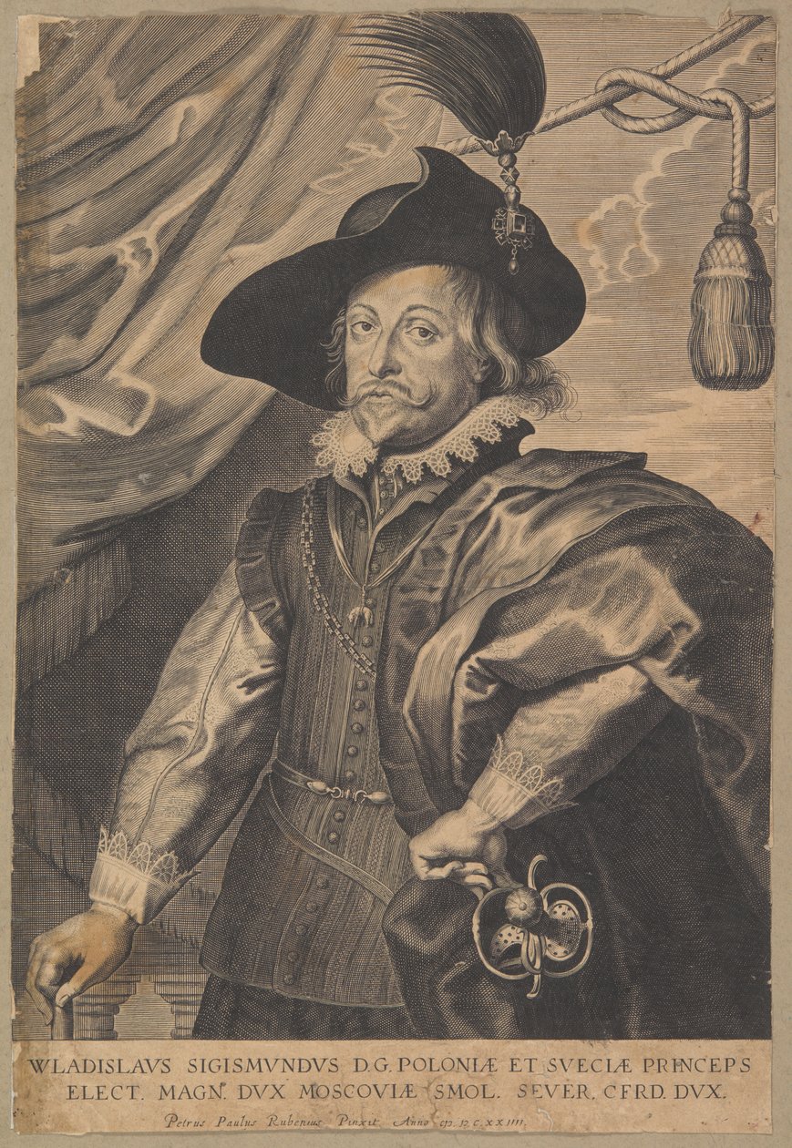 Władysław IV Waza (1595-1648), król Polski i wielki książę litewski w latach 1632-1648 autorstwa Peter Paul Rubens
