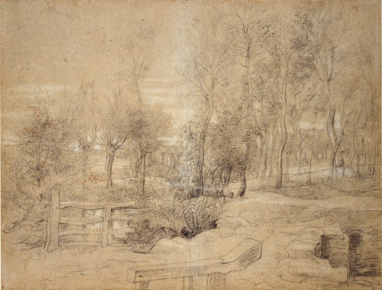 Scena leśna, początek XVII wieku autorstwa Peter Paul Rubens