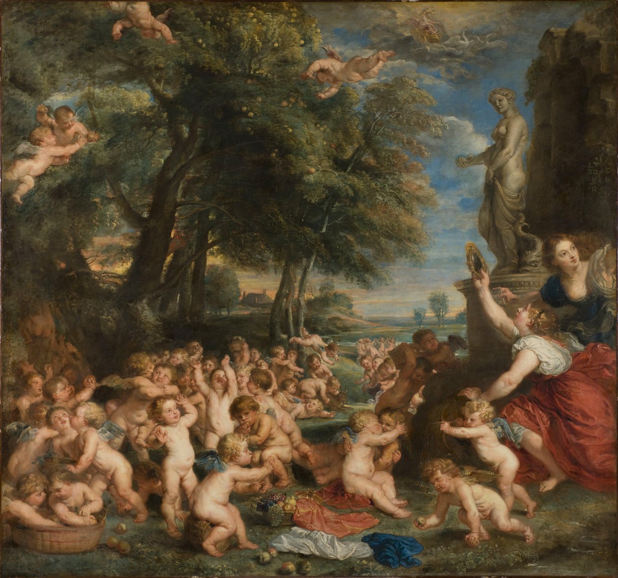 Kult Wenus, c.1635 (olej na płótnie) autorstwa Peter Paul Rubens