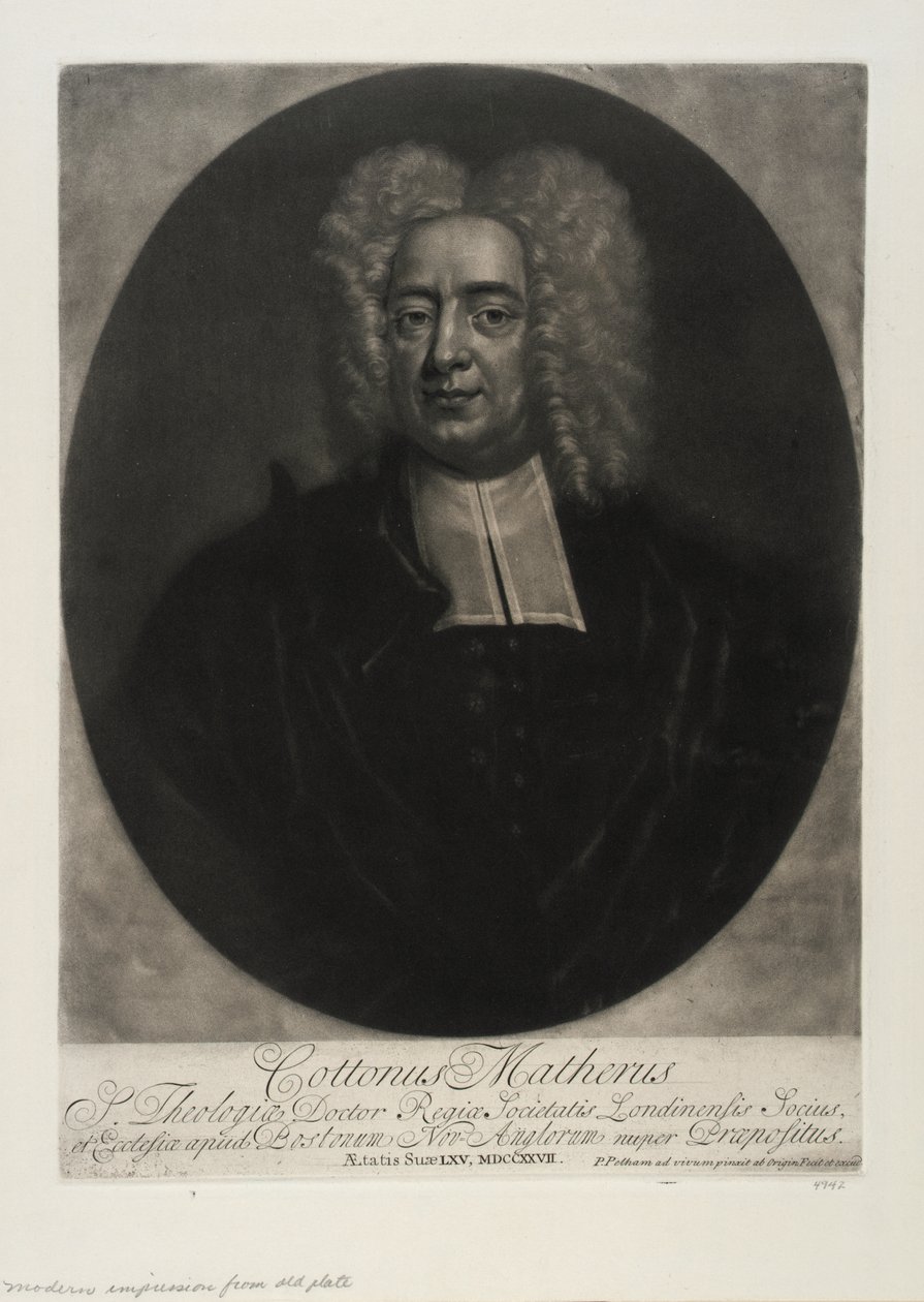 Cottonus Matherus autorstwa Peter Pelham