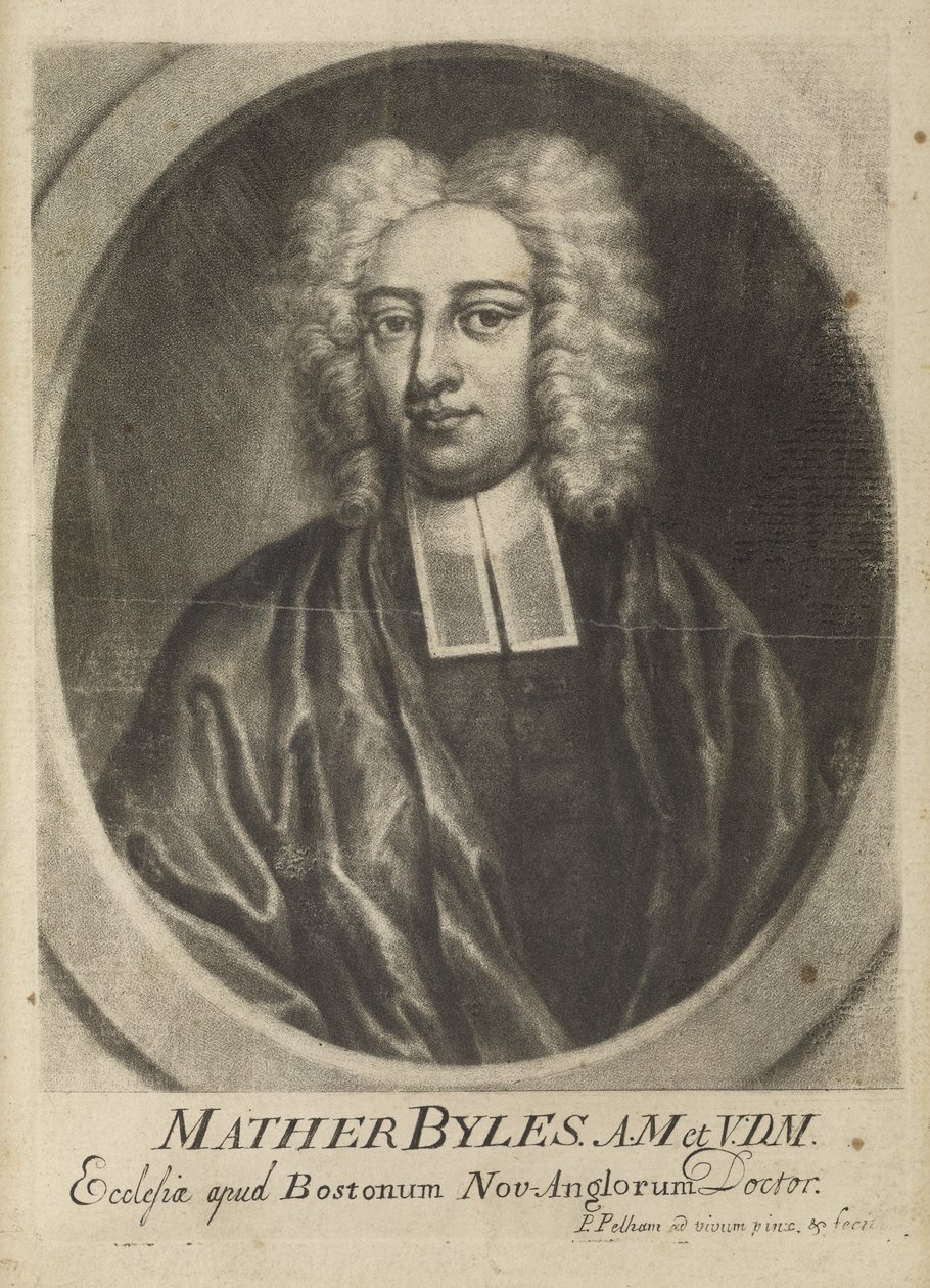 Mather Byles autorstwa Peter Pelham