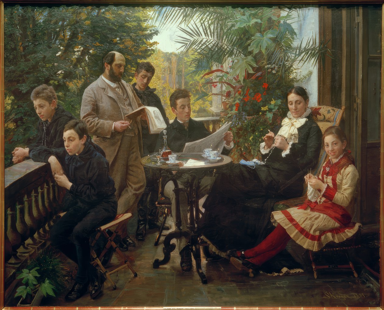 Hirschsprung, Heinrich; duński producent tytoniu, mecenas i kolekcjoner sztuki (założyciel Kolekcji Hirschsprunga w Kopenhadze); Kopenhaga 7 autorstwa Peder Severin Krøyer