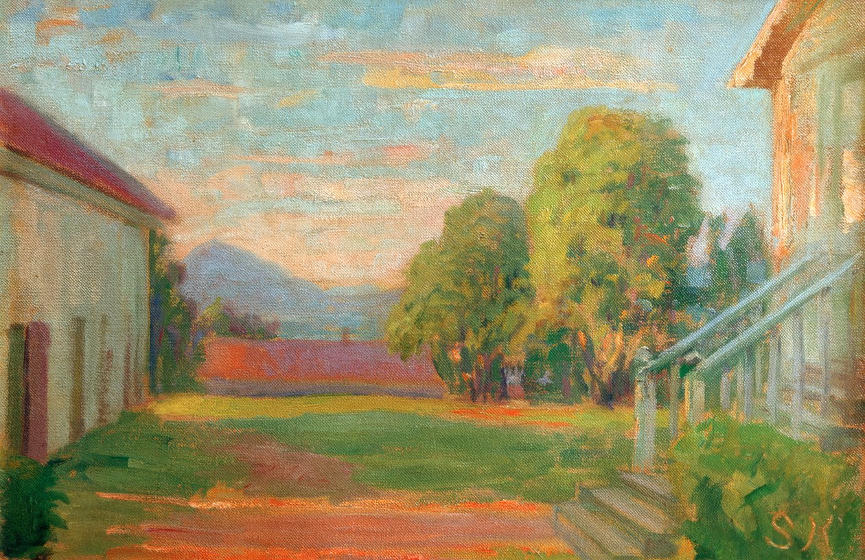Północnowłoska willa autorstwa Peder Severin Krøyer