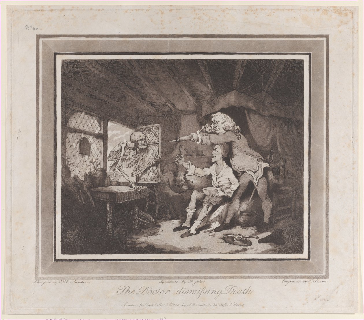 Doktor odprawiający śmierć, 15 września 1785, 15 września 178 autorstwa Peter Simon