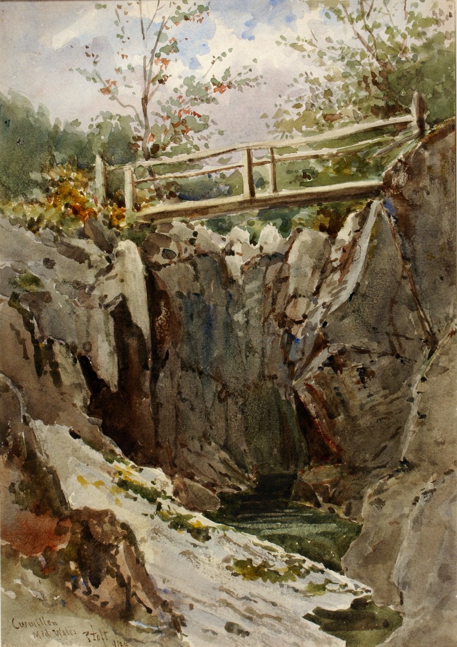 Curmillon, Środkowa Walia, 1884. autorstwa Peter Toft
