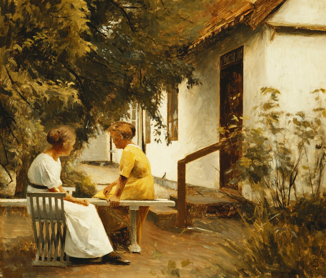 W ogrodzie autorstwa Peter Vilhelm Ilsted
