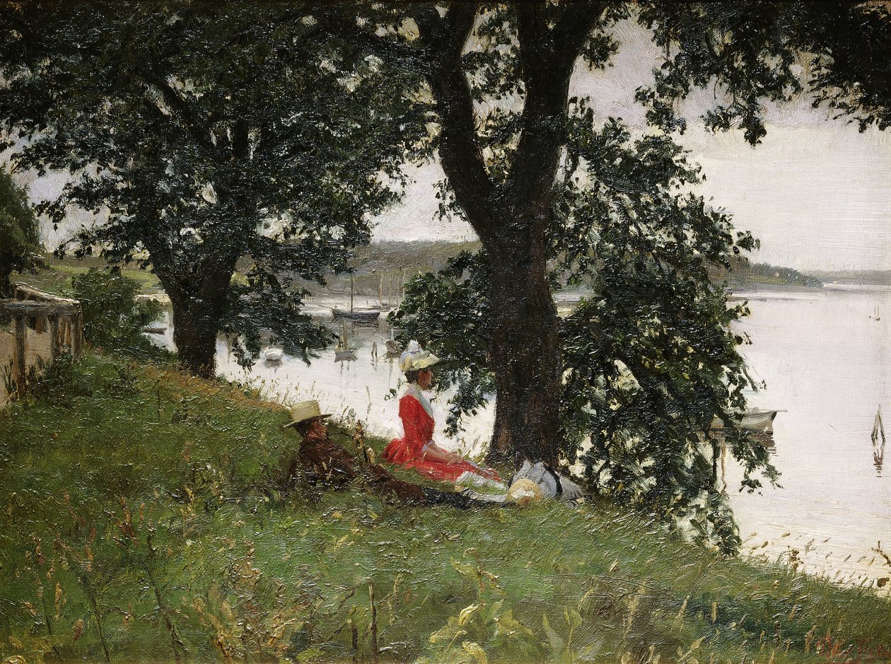 W banku autorstwa Peter Vilhelm Ilsted