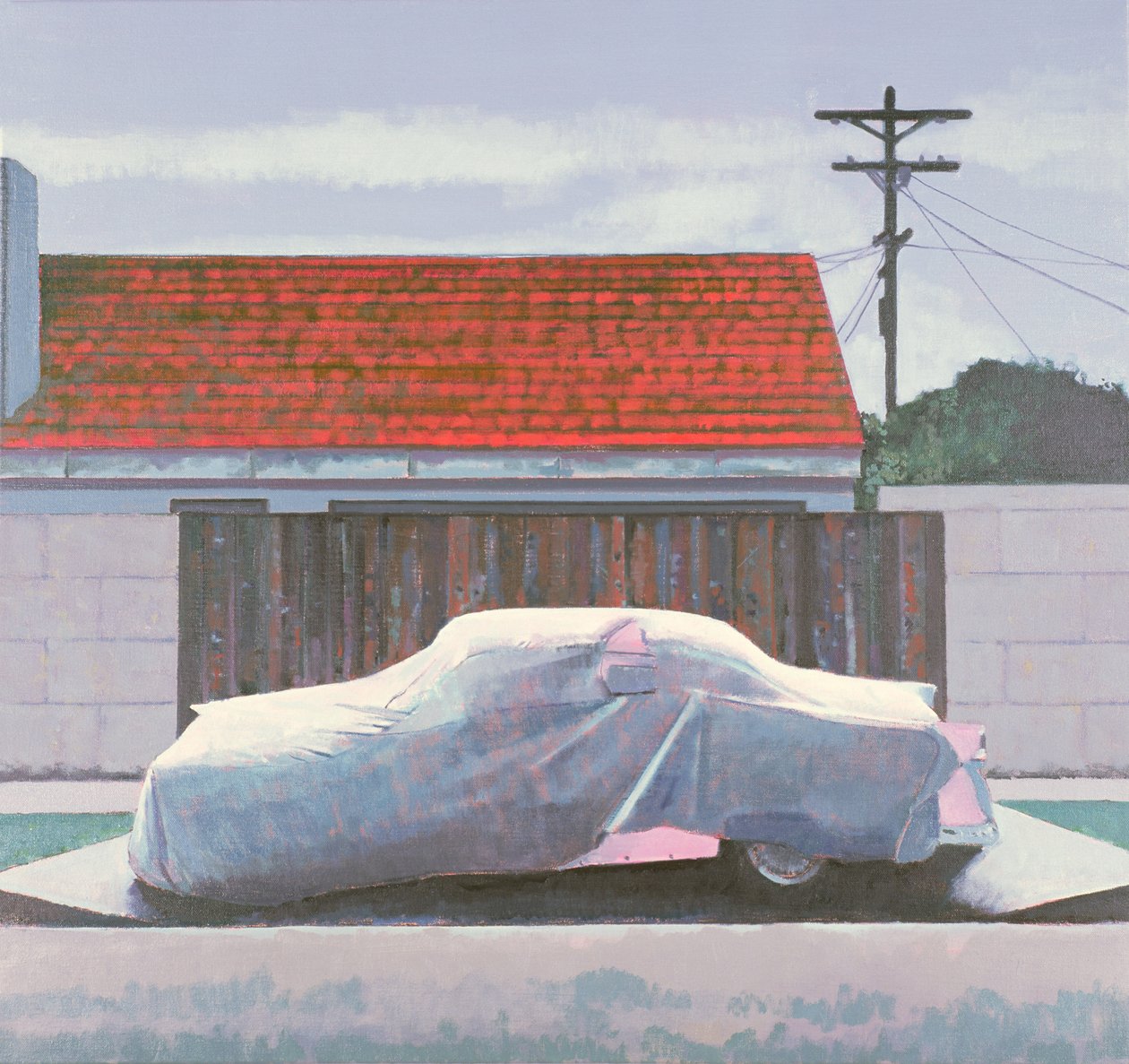 Ghost Car 2, Los Angeles, USA, 2002 (olej na płótnie) autorstwa Peter Wilson