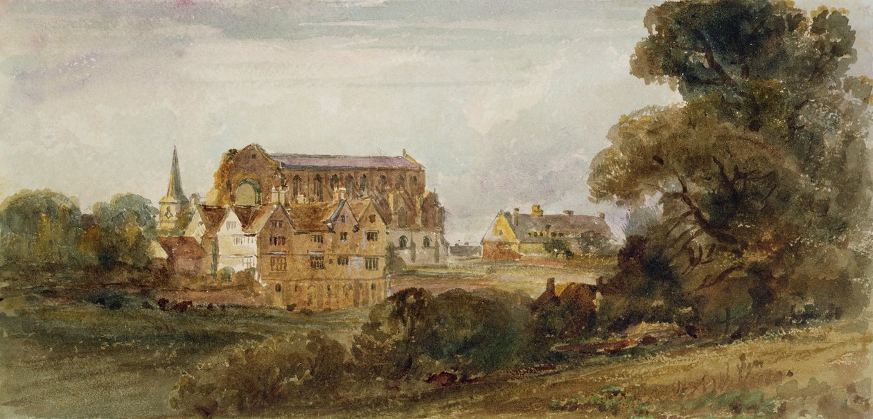 Opactwo Malmesbury, Wiltshire autorstwa Peter de Wint