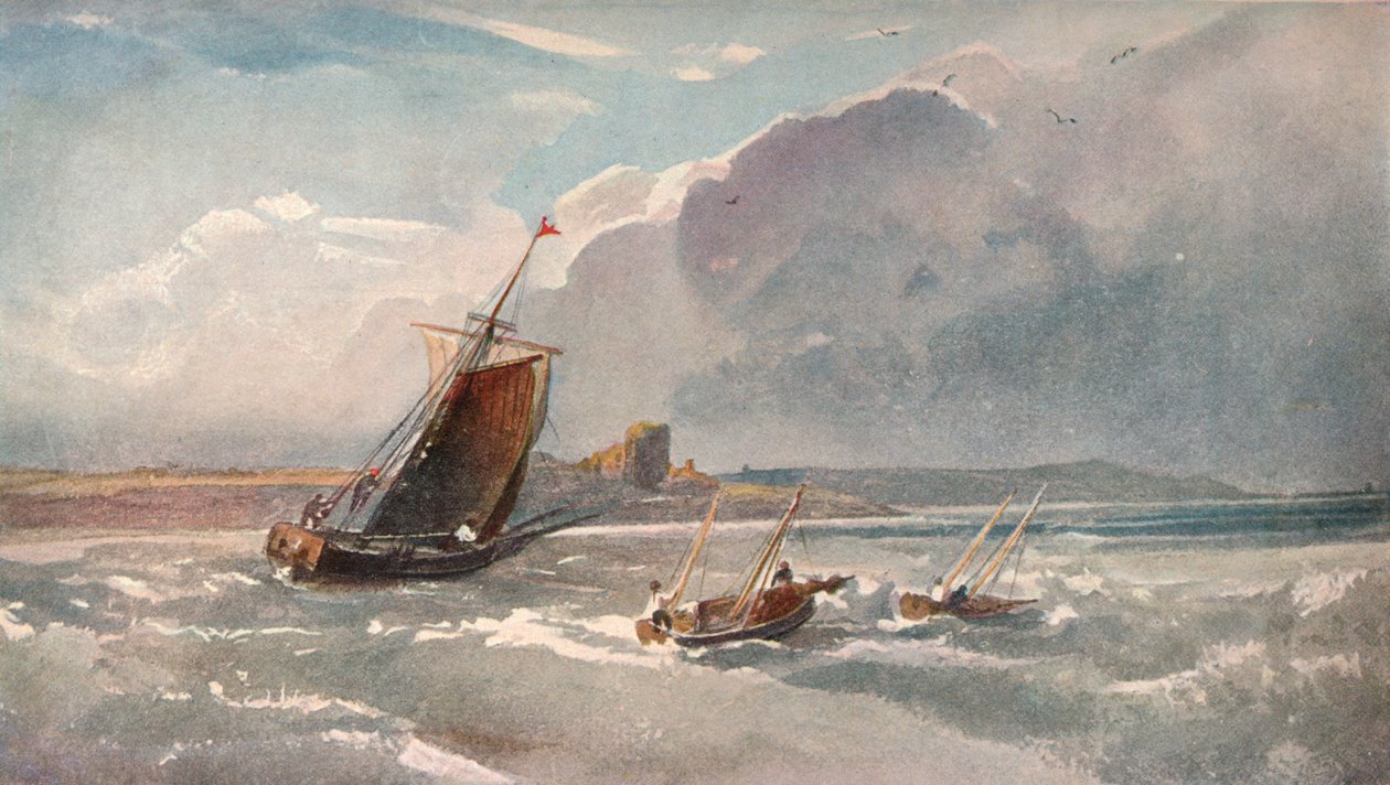 W pobliżu portu, ok. 1820 autorstwa Peter de Wint
