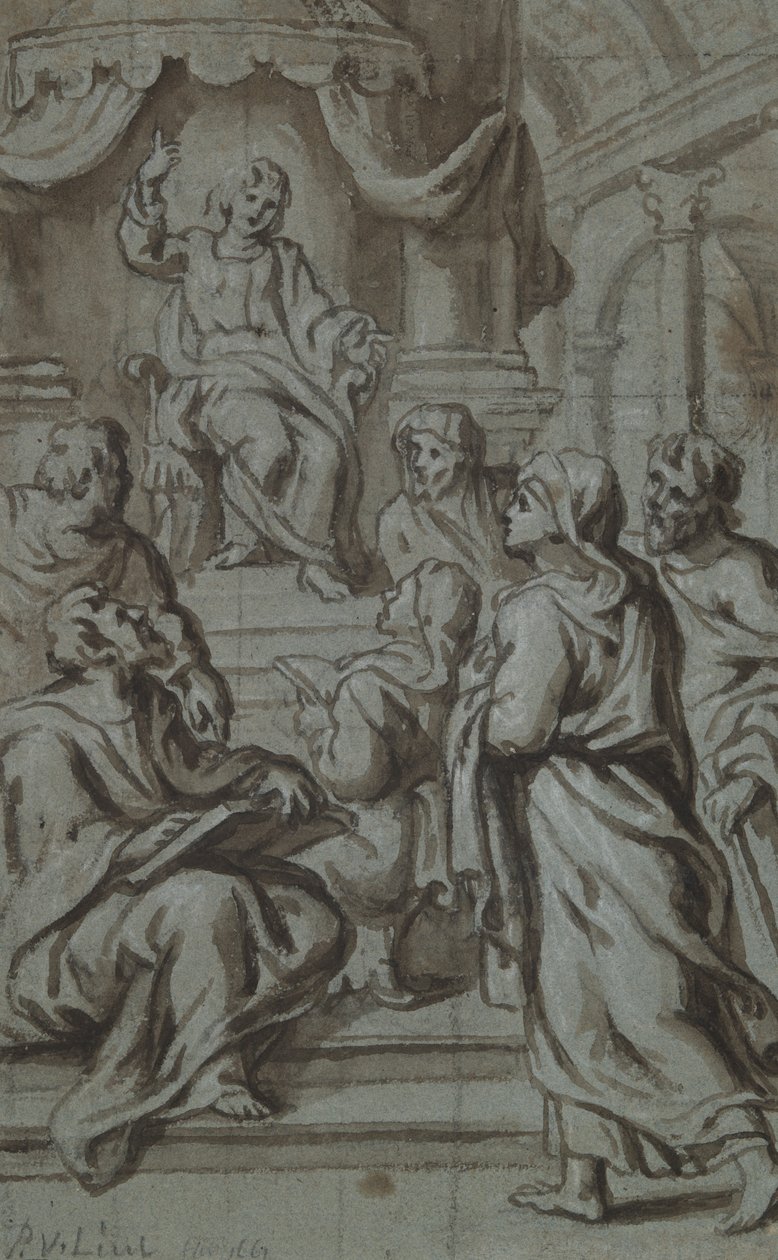Chrystus wśród lekarzy autorstwa Peter van Lint