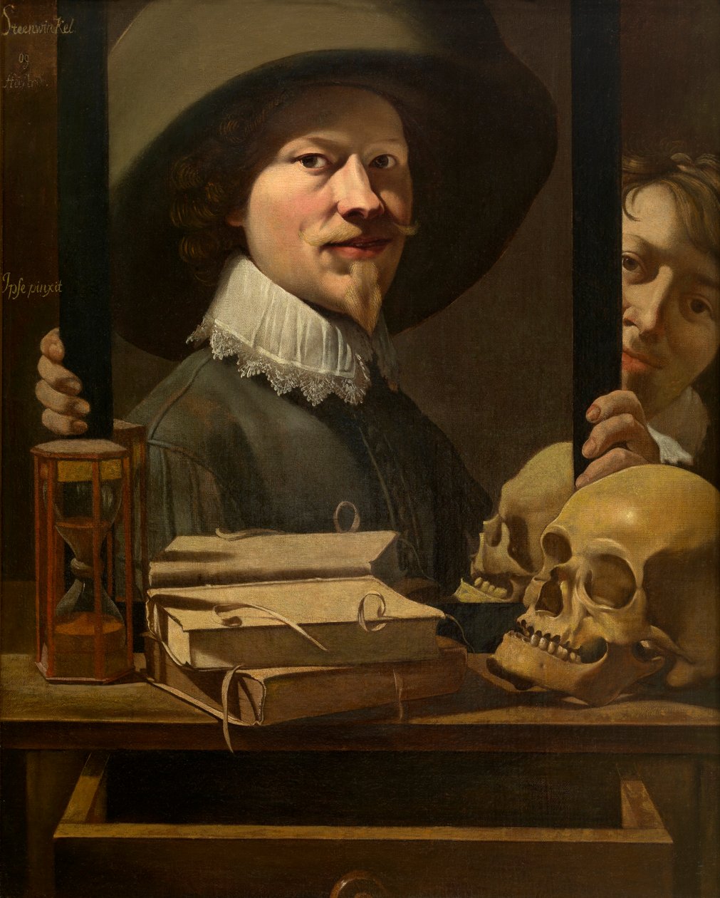 Vanity portret malarza (olej na płótnie) autorstwa Peter van Lint