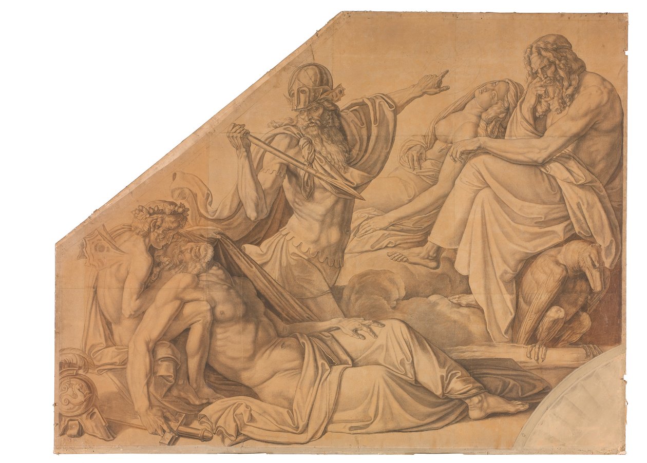 Agamemnons Traum autorstwa Peter von Cornelius