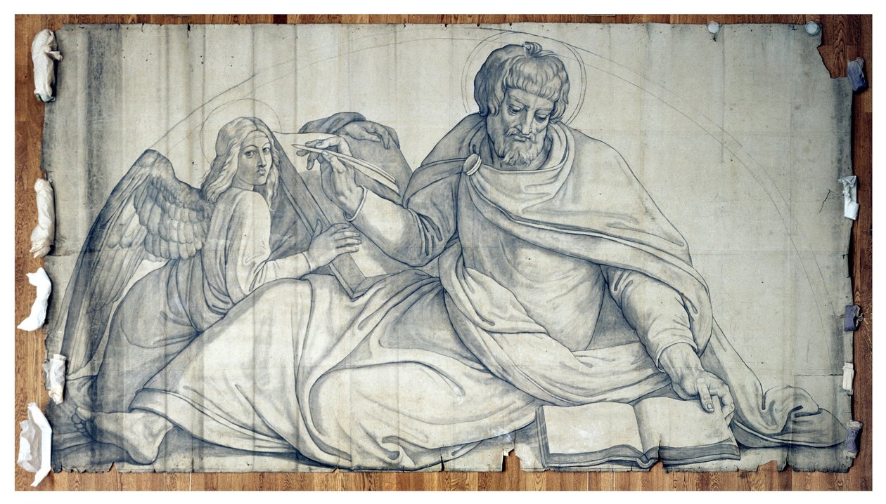 Ewangelista Mateusz autorstwa Peter von Cornelius