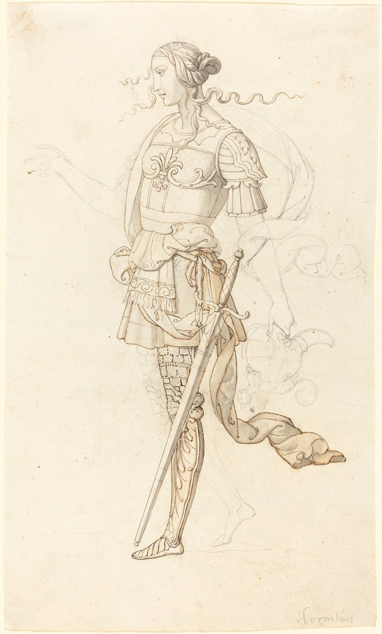 Erminia autorstwa Peter von Cornelius