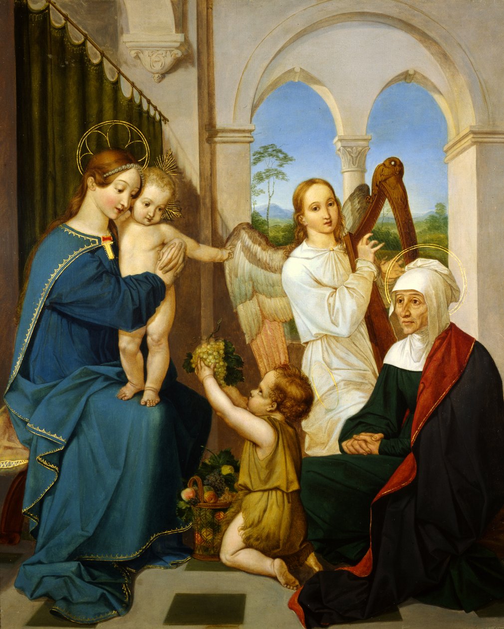 Święta Rodzina, 1809-11 autorstwa Peter von Cornelius