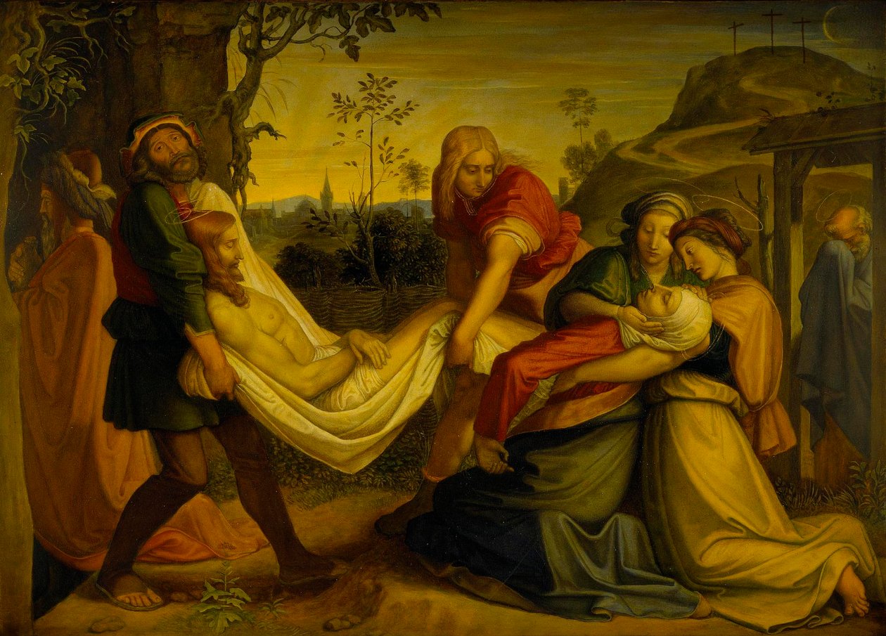 Złożenie Chrystusa do grobu autorstwa Peter von Cornelius