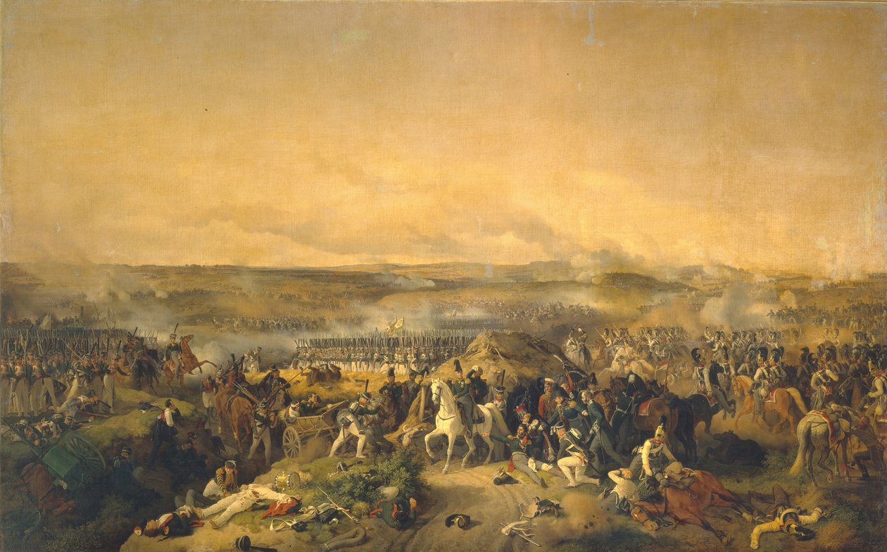 Bitwa pod Borodino 26 sierpnia 1812 r. 1843 r. autorstwa Peter von Hess