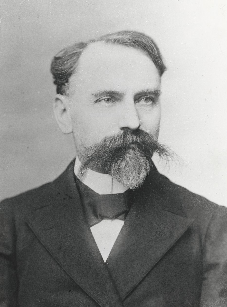 Portret Elie-Emile Bourquelot, francuskiego chemika autorstwa Petit