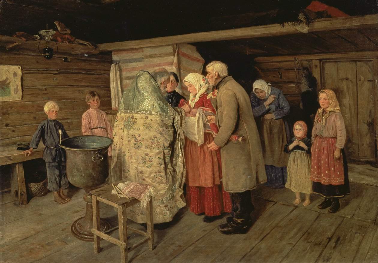 Chrzest, 1896 autorstwa Petr Korovin