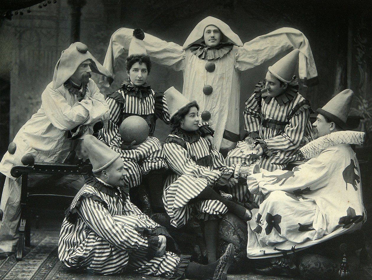 Kompozycja teatralna. Platinotypia Piotra Pietrowicza Pawłowa (1860-1925) autorstwa Petr Petrovich Pavlov