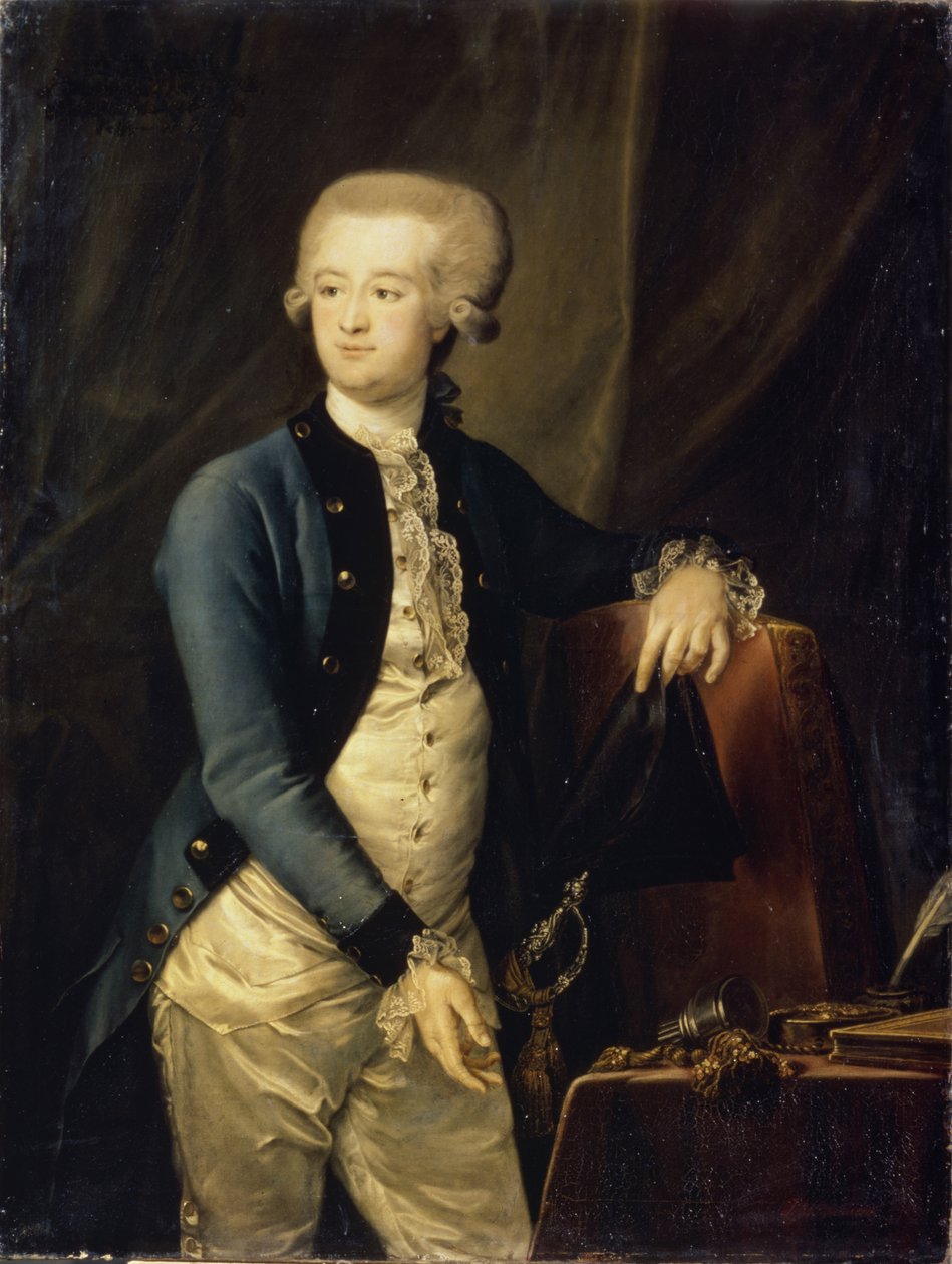 Portret barona Piotra Fiodorowicza Maltitza 1753-1826, 1785 autorstwa Petro Semyonovich Drozhdin