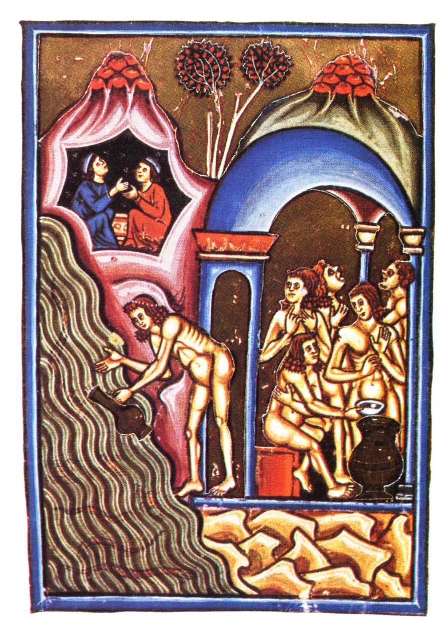 Sudatorium Balneum autorstwa Petrus de Ebulo