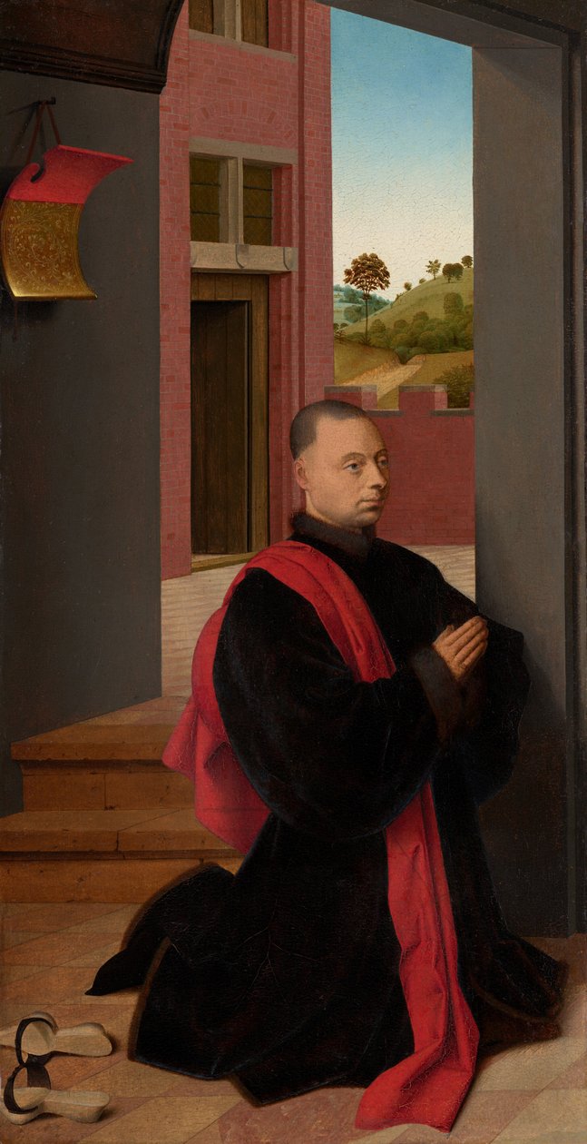Portret męskiego dawcy autorstwa Petrus Christus