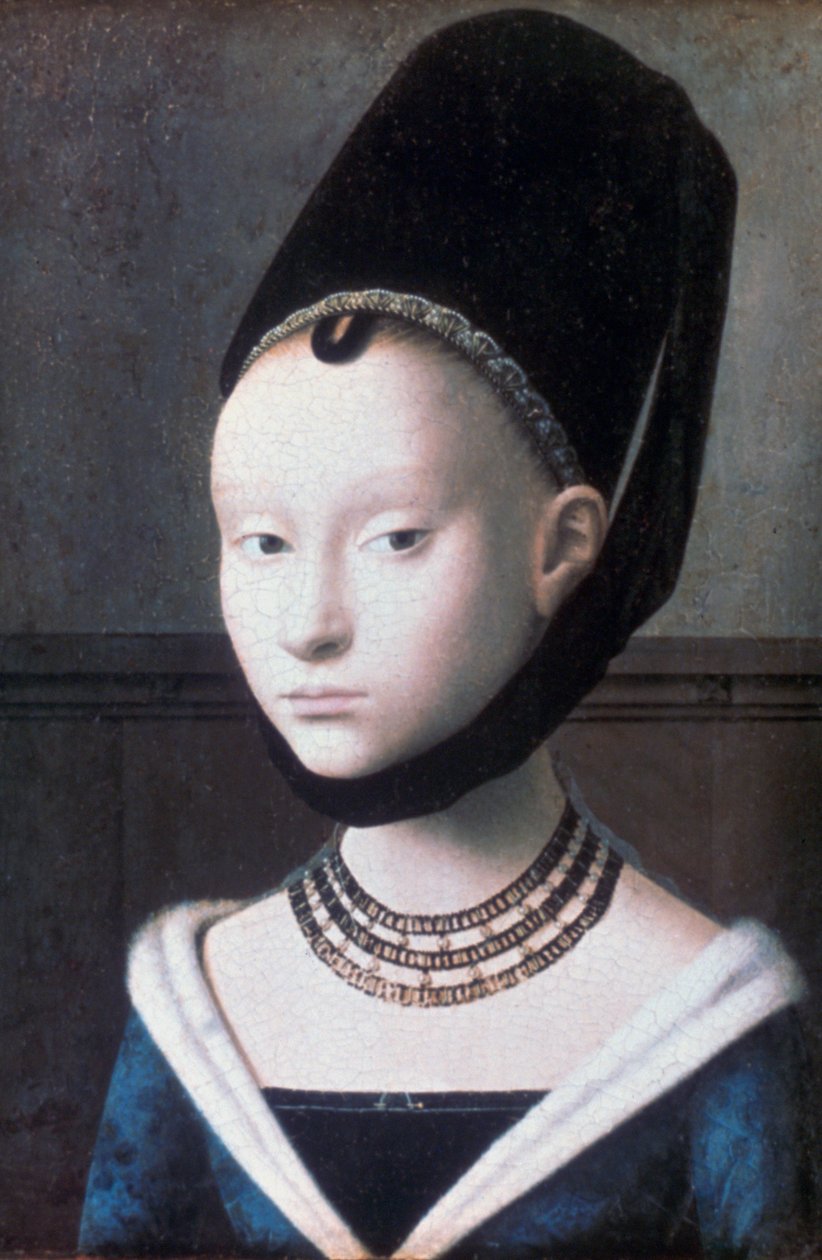 Portret młodej dziewczyny, ok. 1460 autorstwa Petrus Christus