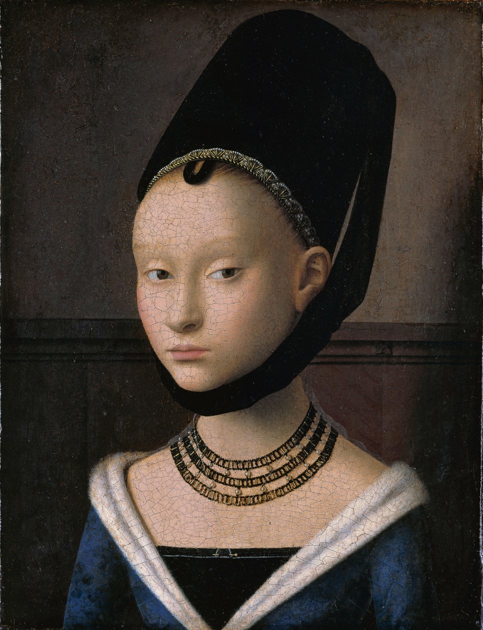Portret młodej kobiety autorstwa Petrus Christus