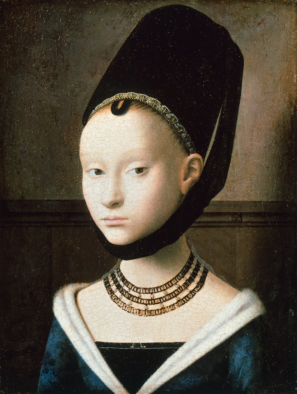 Portret młodej dziewczyny autorstwa Petrus Christus