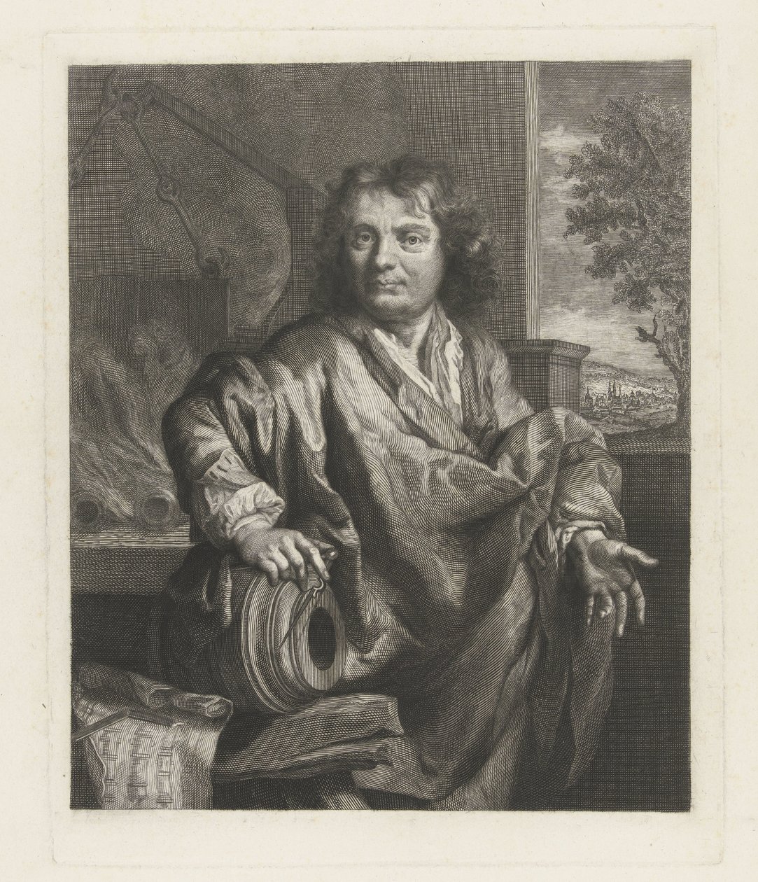 Portret założyciela broni autorstwa Petrus Johannes Arendzen