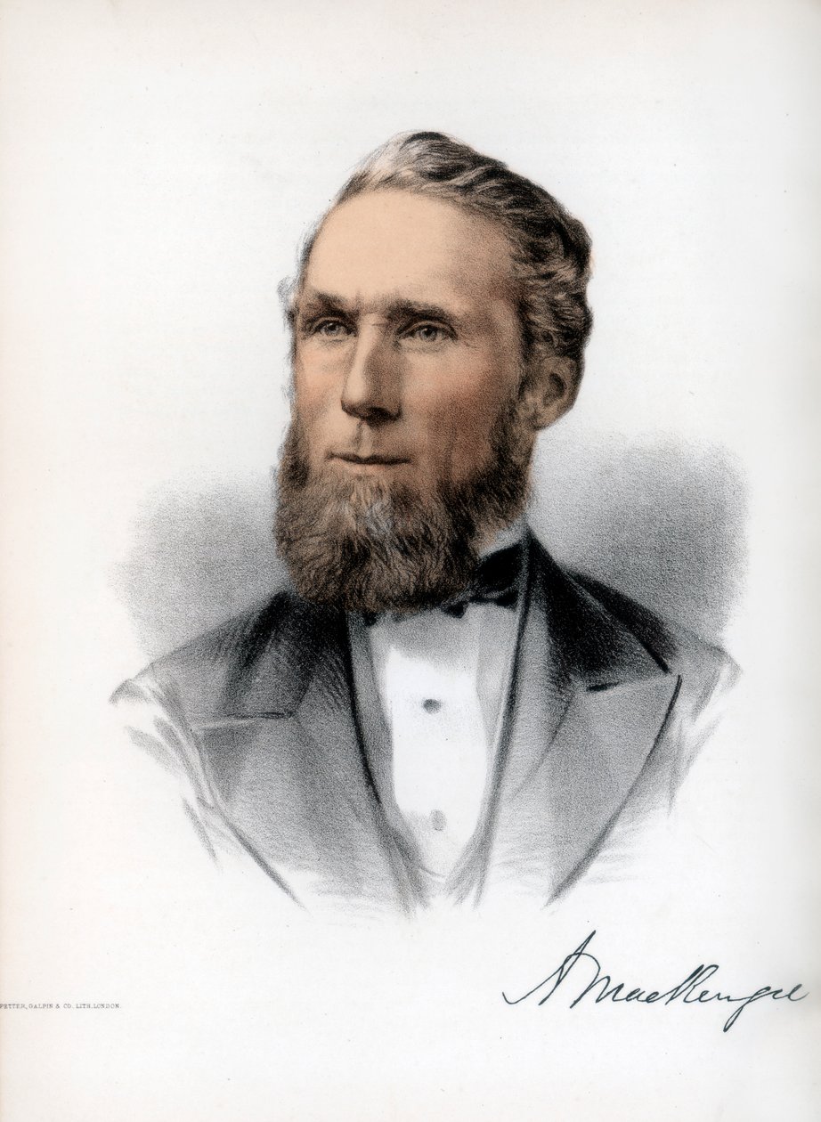 Alexander Mackenzie, drugi premier Kanady, c1890. autorstwa Petter and Galpin Cassell