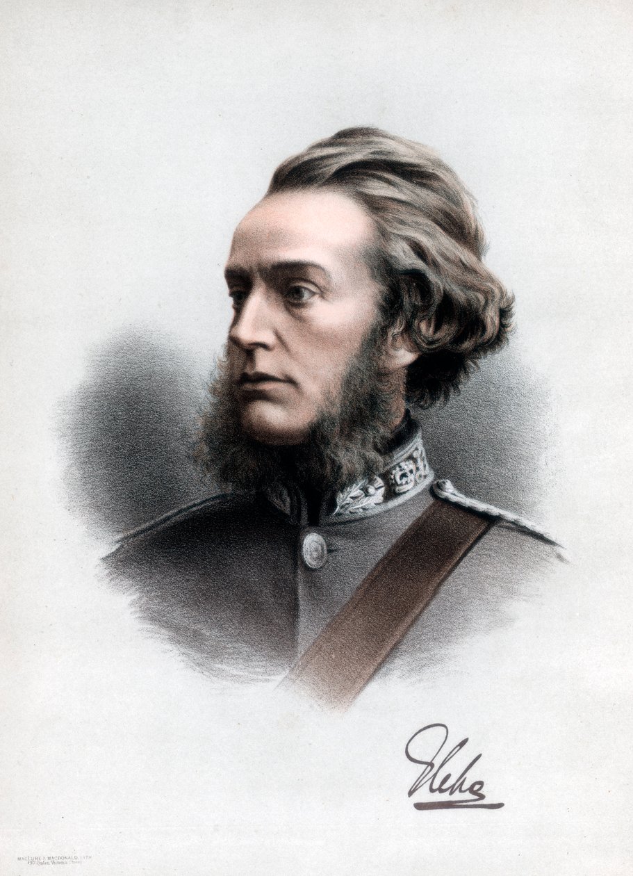 Francis Charteris, 10. hrabia Wemyss, brytyjski polityk wigów, ok. 1890. autorstwa Petter and Galpin Cassell