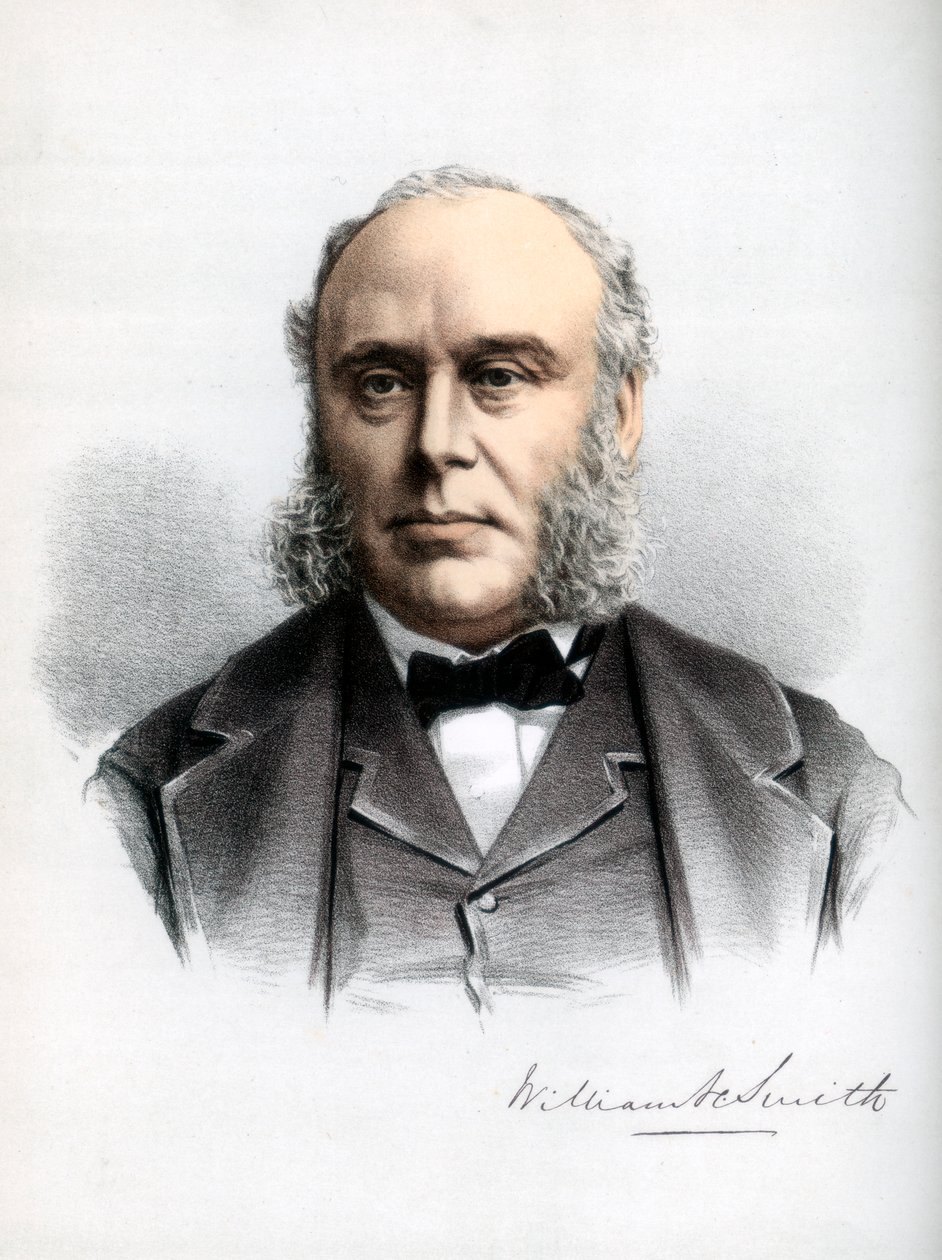 William Henry Smith, polityk brytyjski, ok. 1890 r. autorstwa Petter and Galpin Cassell