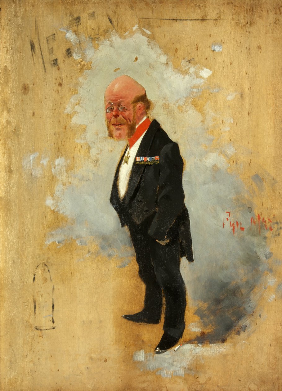 Melton Prior (olej na płycie) autorstwa Phil May
