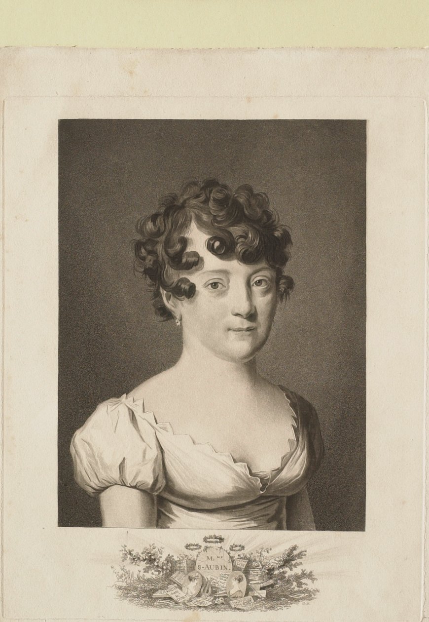 Madame St. Aubin autorstwa Philibert-Louis Debucourt