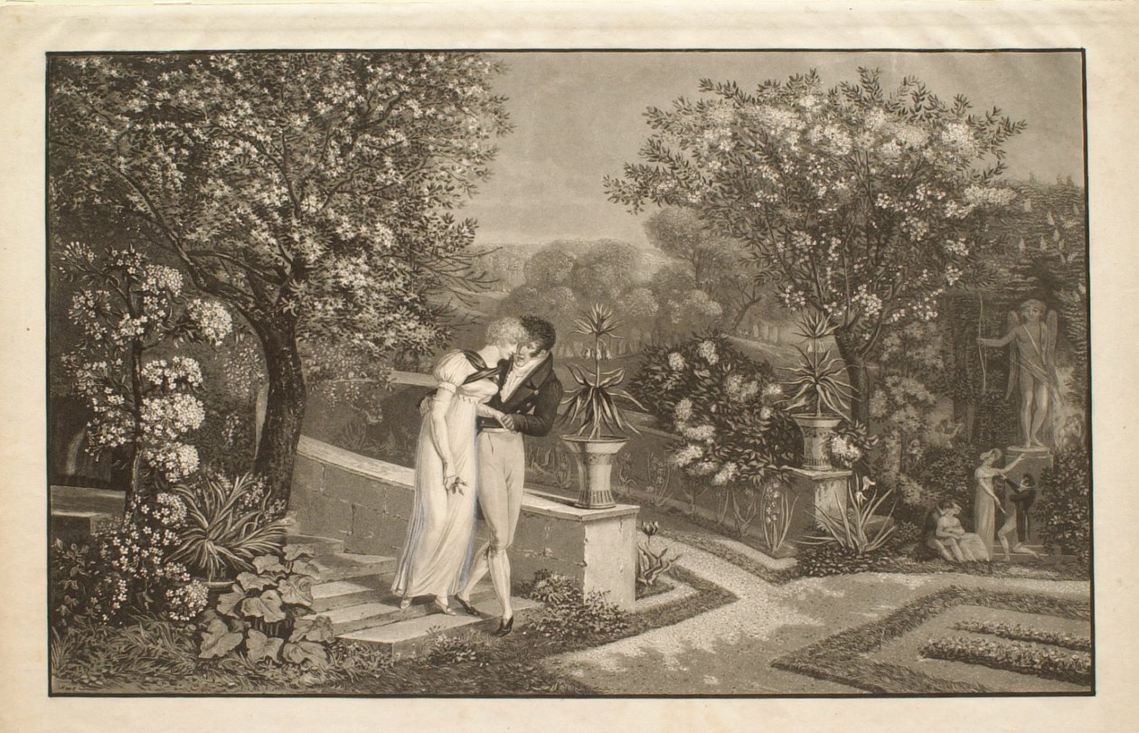 Wiosna, czyli Kochankowie autorstwa Philibert-Louis Debucourt