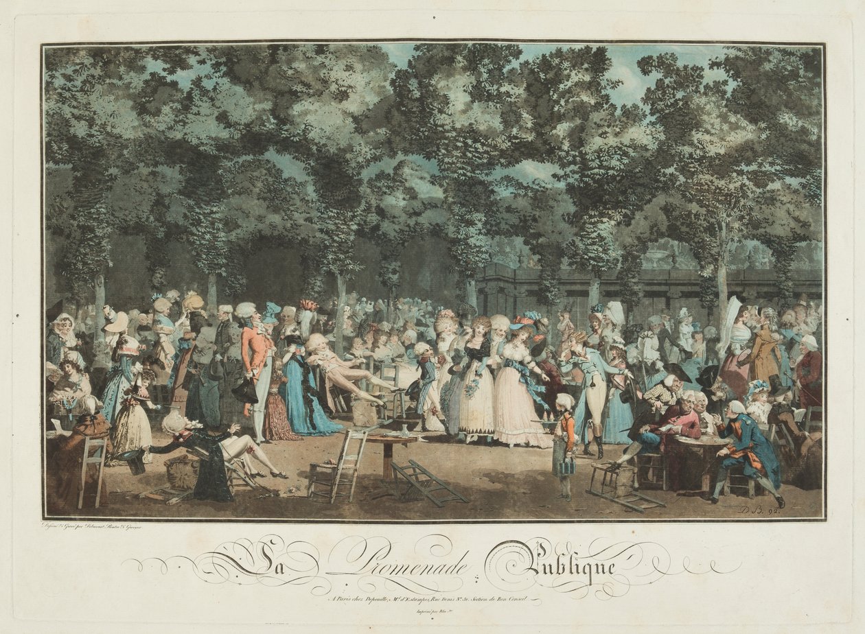 Promenada Publiczna autorstwa Philibert Louis Debucourt