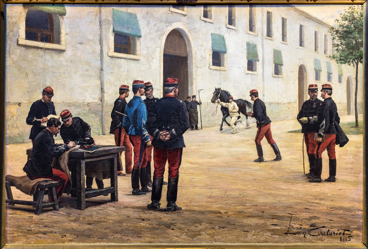 Przegląd koni autorstwa Philibert Leon Couturier