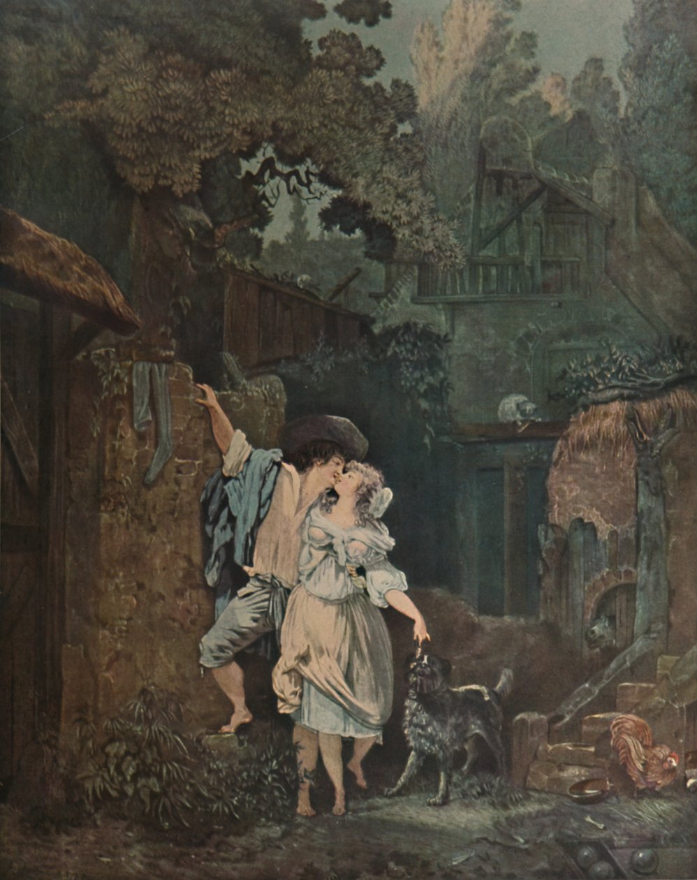 Eskalada, czyli odrażające poranki, 1787, 1913 autorstwa Philibert Louis Debucourt