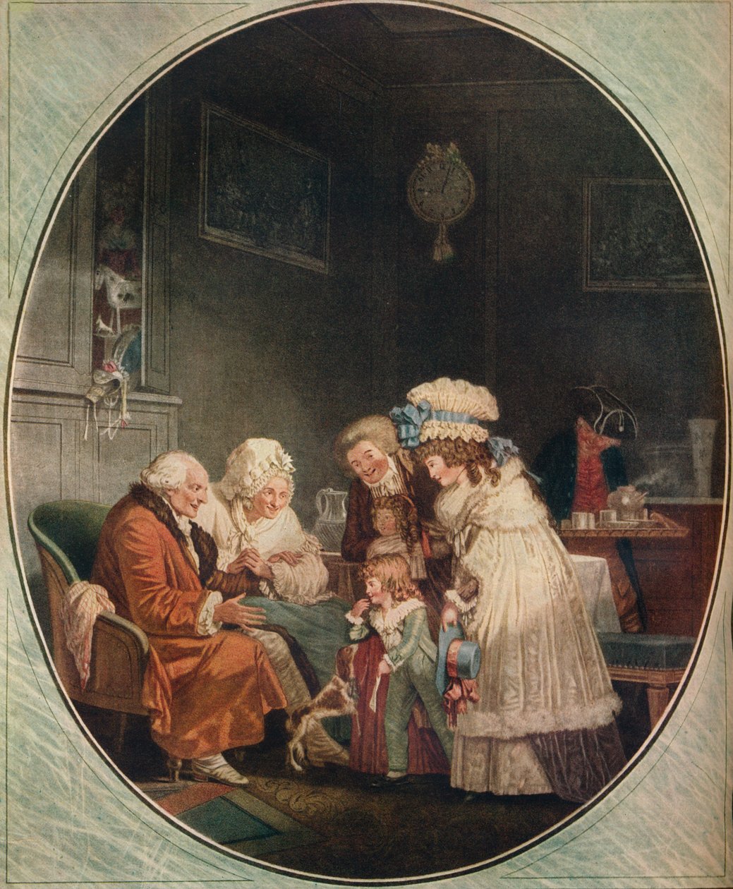 Komplement lub poranek noworoczny, 1887, 1916 autorstwa Philibert Louis Debucourt